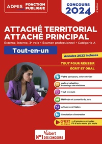 Concours Attaché territorial - Attaché principal - Catégorie A - Tout-en-un - Fil d'actu offert