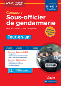 Concours Sous-officier de gendarmerie - Catégorie B - Tout-en-un