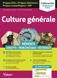 Mémento Culture générale - prépas ECG - prépas scientifiques - prépas littéraires - IEP