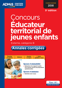 Concours Éducateur territorial de jeunes enfants - Catégorie B - Annales corrigées - Entraînement