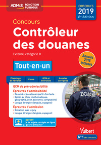 Concours Contrôleur des douanes - Catégorie B - Tout-en-un