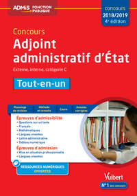 Concours Adjoint administratif d'État - Catégorie C - Tout-en-un