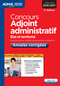 Concours Adjoint administratif - Catégorie C - Annales corrigées