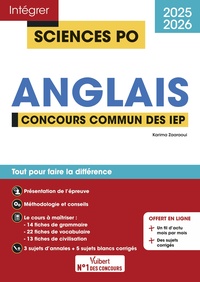 SCIENCES PO - ANGLAIS - CONCOURS COMMUN DES IEP 2025-2026 - TOUT POUR REUSSIR L'EPREUVE D'ANGLAIS -