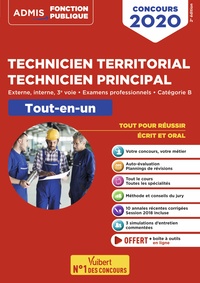 Concours Technicien territorial - Technicien principal - Catégorie B - Tout-en-un