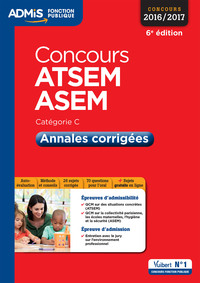 Concours ATSEM et ASEM - Catégorie C - Annales corrigées