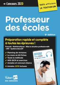 Concours Professeur des écoles - CRPE 2020 - Préparation rapide et complète à toutes les épreuves