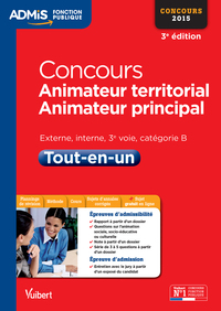 Concours Animateur territorial et Animateur principal - Catégorie B - Tout-en-un