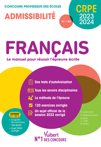 Français - CRPE 2023-2024 - Epreuve écrite d'admissibilité