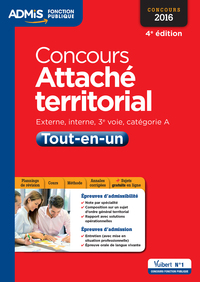 Concours Attaché territorial - Catégorie A - Tout-en-un