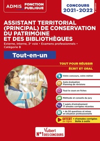 CONCOURS ASSISTANT TERRITORIAL ET ASSISTANT PRINCIPAL DE CONSERVATION DU PATRIMOINE ET DES BIBLIOTHE