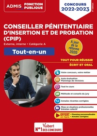 Concours Conseiller pénitentiaire d'insertion et de probation (CPIP) - Catégorie A - Tout-en-un