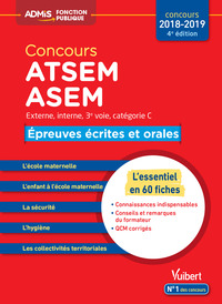 Concours ATSEM et ASEM - Catégorie C - Épreuves écrites et orales - L'essentiel en 60 fiches