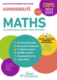 Maths - CRPE 2024-2025 - Epreuve écrite d'admissibilité