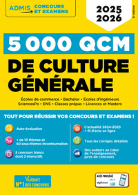 5000 QCM de culture générale + application Digischool