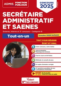 CONCOURS SECRETAIRE ADMINISTRATIF ET SAENES - CATEGORIE B - TOUT-EN-UN - EXTERNE ET INTERNE - CONCOU