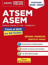 ATSEM - ASEM - Catégorie C - Cours et QCM en 90 fiches