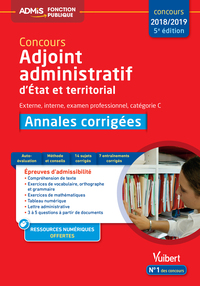 Concours Adjoint administratif - Catégorie C - Annales corrigées