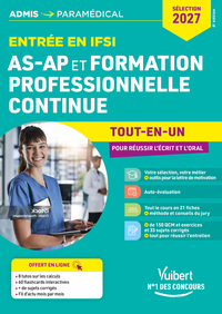 Entrée en IFSI pour AS-AP et formation professionnelle continue IDE - Mathématiques - Sélection 2027 - Tout-en-un