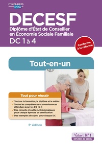 DECESF - DC 1 à 4 - Préparation complète pour réussir sa formation - Tout-en-un 2025-2026