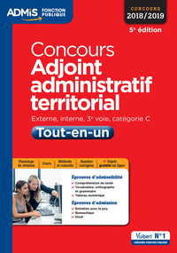 Concours Adjoint administratif territorial - Catégorie C - Tout-en-un