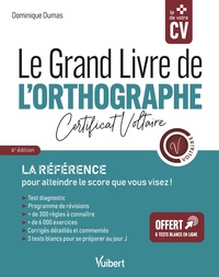 Le Grand Livre de l'orthographe - Certificat Voltaire