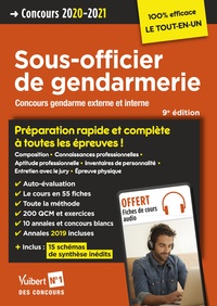 Concours Sous-officier de gendarmerie - Catégorie B - Préparation rapide et complète à toutes les épreuves