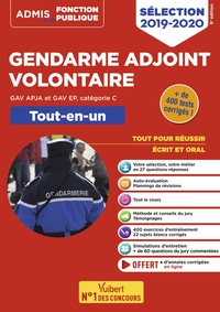 Gendarme adjoint volontaire - GAV APJA et GAV EP - Catégorie C - Tout-en-un