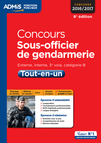 Concours Sous-officier de gendarmerie - Catégorie B - Tout-en-un