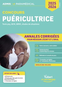 CONCOURS PUERICULTRICE - ANNALES CORRIGEES - SUJETS 2024 - ENTRAINEMENT INTENSIF - IFPDE - 2025-2026