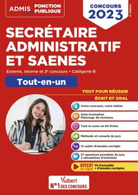 Concours Secrétaire administratif et SAENES - Catégorie B - Tout-en-un