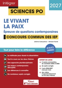 Sciences Po - Questions contemporaines - Thème 2026 + Thème 2027 - Concours commun des IEP 2027
