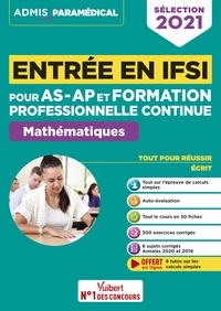 Entrée en IFSI pour AS-AP et formation professionnelle continue (FPC) - Mathématiques - 8 tutos offerts