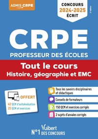 Histoire, Géographie et EMC - CRPE 2024-2025 - Tout-en-un