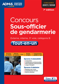 Concours Sous-officier de gendarmerie - Catégorie B - Tout-en-un