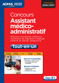 Concours Assistant médico-administratif - Tout-en-un - Catégorie B