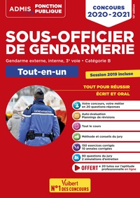 Concours Sous-officier de gendarmerie - Catégorie B - Tout-en-un - 20 tutos offerts