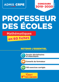 Concours Professeur des écoles - Mathématiques en 60 fiches