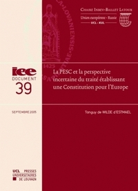 LA PESC ET LA PERSPECTIVE INCERTAINES DU TRAITE ETABLISSANT UNE CONSTITUTION POUR L'EUROPE