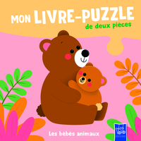Mon Livre-puzzle de deux pièces : Les bébés animaux