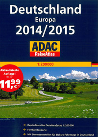 DEUTSCHLAND EUROPA 2014/2015 REISEATLAS