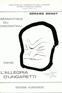 SEMANTIQUE DU DISCONTINU DANS  L'ALLEGRIA  D'UNGARETTI