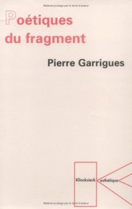 POETIQUES DU FRAGMENT