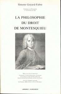 La Philosophie du droit de Montesquieu