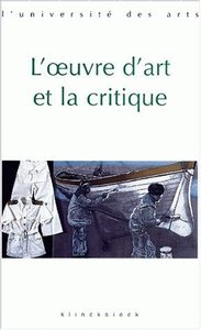 L' OEUVRE D'ART ET LA CRITIQUE