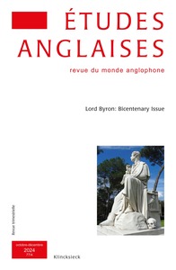 Études anglaises - N°4/2024
