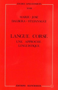 LANGUE CORSE, UNE APPROCHE LINGUISTIQUE