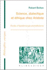 Epistémologie et science chez Aristote