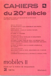 MOBILES 2 - ESSAIS SUR LA NOTION DE MOUVEMENT