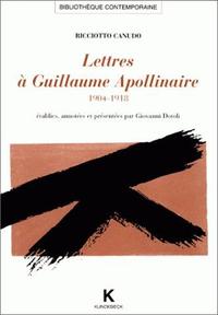 LETTRES A GUILLAUME APOLLINAIRE